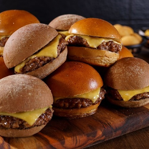 Geléia Burger Lança rodizío de Mini-Hambúrgueres