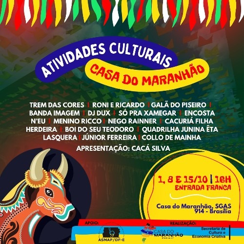 Festival Cultural na Casa Maranhão _deboa Brasilia