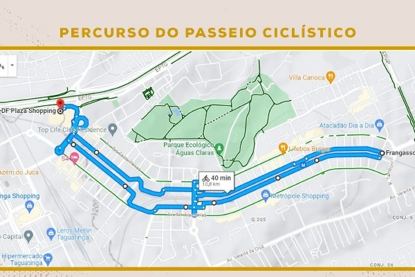 Percurso Passeio Ciclístico DF Plaza shopping_deboa Brasilia