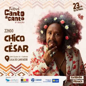 Chico César 2023 Deboa Brasília