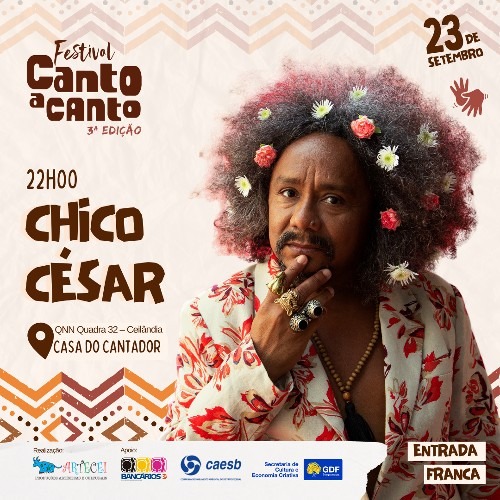 Chico César 2023 Deboa Brasília