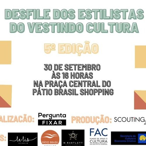 Vestindo Cultura 2023 Deboa Brasilia
