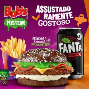 Bob’s lança sanduíche para o Halloween_DeBoa Brasilia