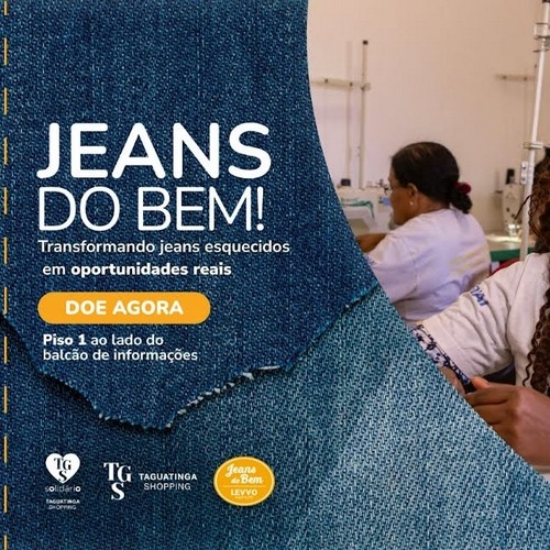 TGS Solidário lança campanha para arrecadação de peças jeans_DeBoa Brasilia