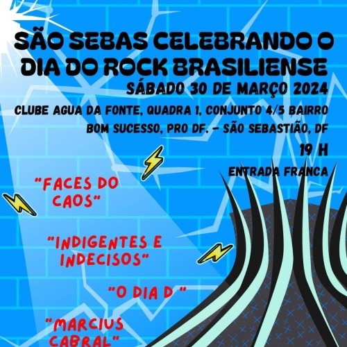 Celebração do Dia do Rock 2024 Deboa Brasília