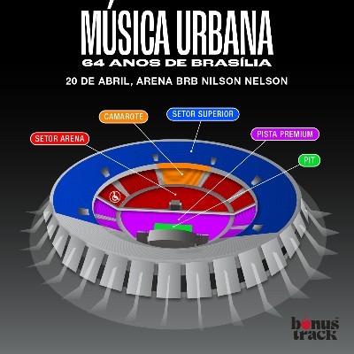 Mapa Musica Urbana em Brasília
