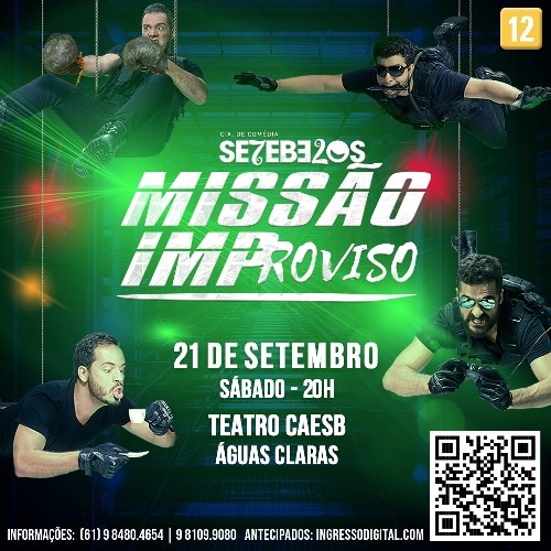 Cia de Comédia Setebelos em Missão Improviso_DeBoa Brasilia