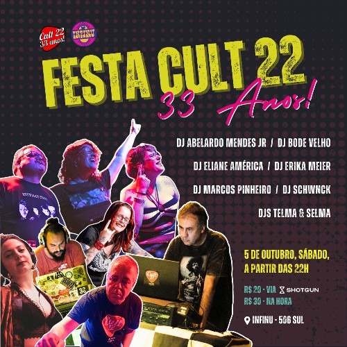 Festa Cult 22, 33 Anos_DeBoa Brasilia