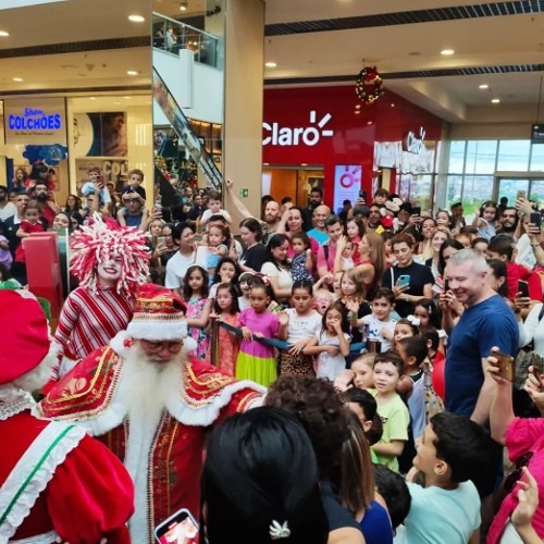 Chegada do Papai Noel ao DF Plaza Shopping_DeBoa Brasilia