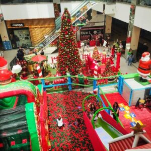 Papai Noel e Brinquedão Natal Luz no DF Plaza Shopping_DeBoa Brasilia