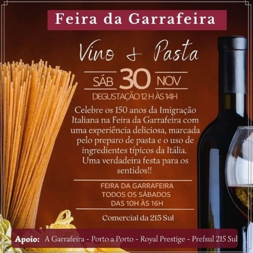 Vino e Pasta na Feira da Garrafeira_DeBoa Brasilia