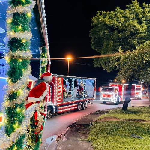 Brasal Incorporações recebe Caravana iluminada da Coca-Cola_DeBoa Brasilia