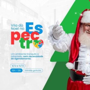 JK Shopping, em parceria com o Detran-DF, promove encontro com o Papai Noel para crianças com TEA_DeBoa Brasilia