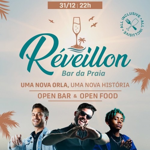 Réveillon Bar da Praia 2026_DeBoa Brasília