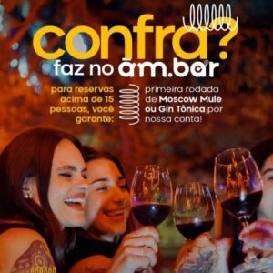 Âm.bar lança pacote para confraternização_DeBoa Brasília