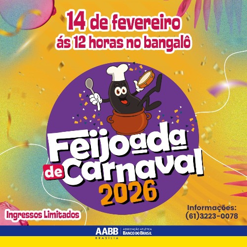 Feijoada de Carnaval 2026 na AABB_DeBoa Brasilia