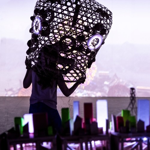 Instalação Atlas Imaginário no SESI Lab_DeBoa Brasilia