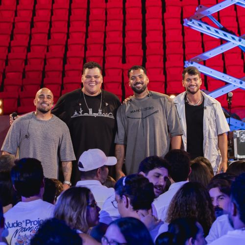 Menos é Mais grava novo single na Arena Mané Garrincha em Brasília_DeBoa Brasília
