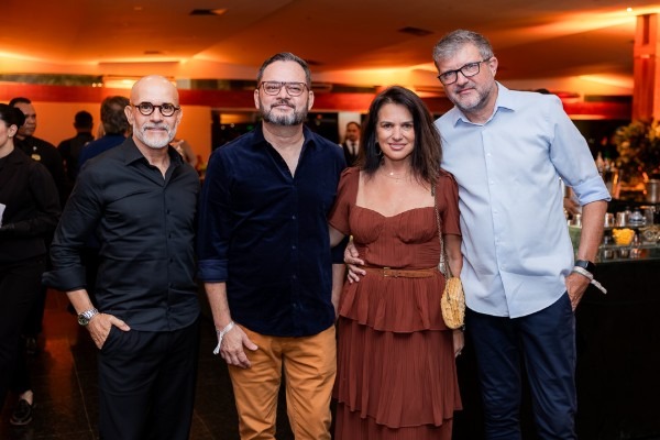 Ney Lima, Luciano Coutinho, Walleria Teixeira e Antônio Golveia